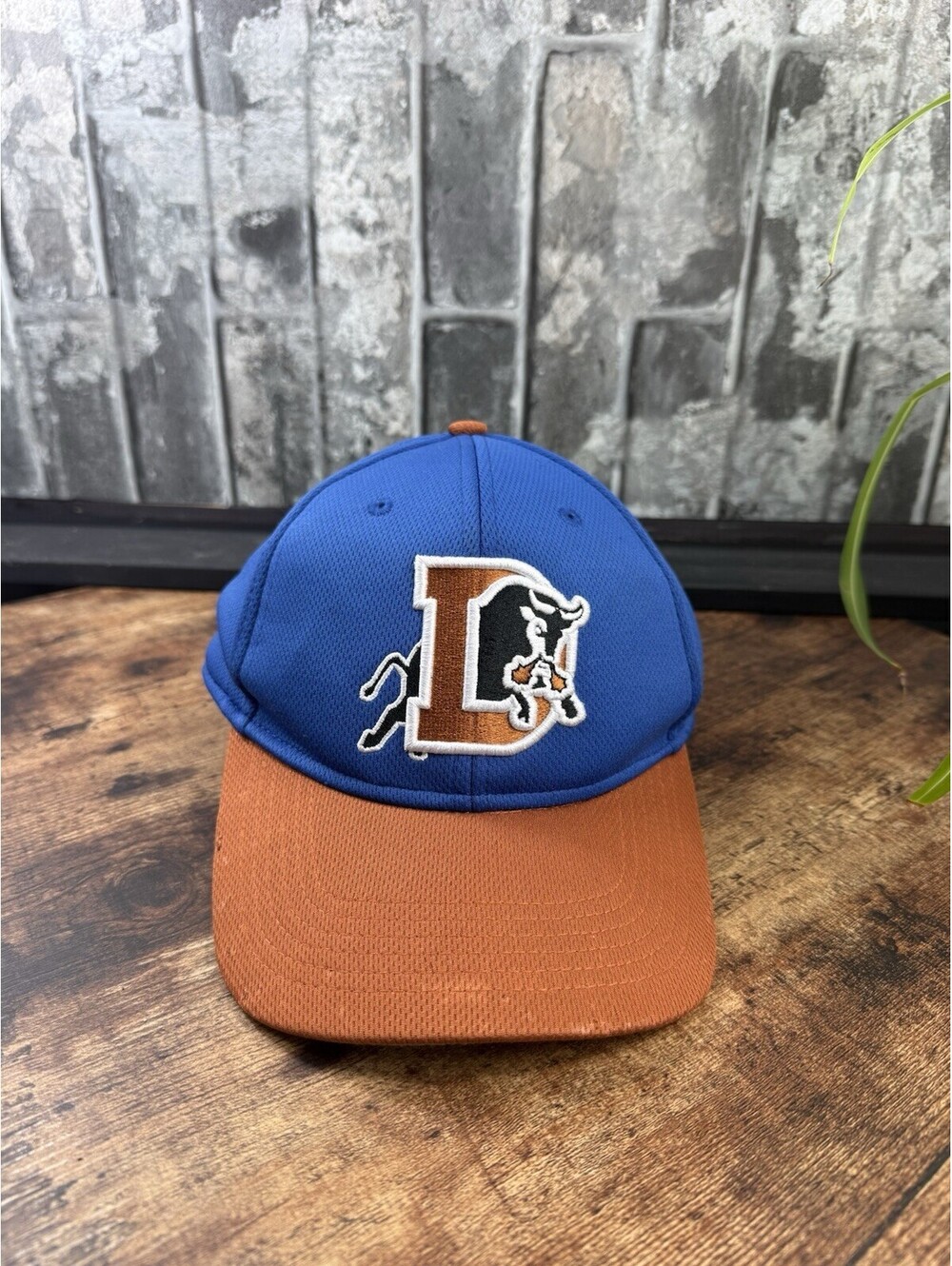 OC Sports Durham Bulls Baseball Cap OS Adjustable Blue/Orange Licensed